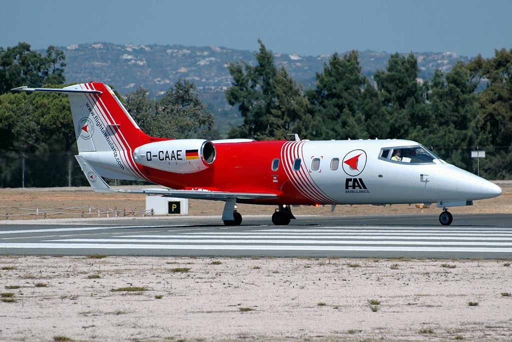 D-CAAE · Gates Learjet 55ER · (FAO / LPFR)
