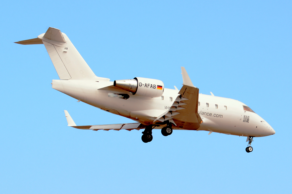 D-AFAB · Bombardier CL-600-2B16 Challenger 604 · (LPA / GCLP)