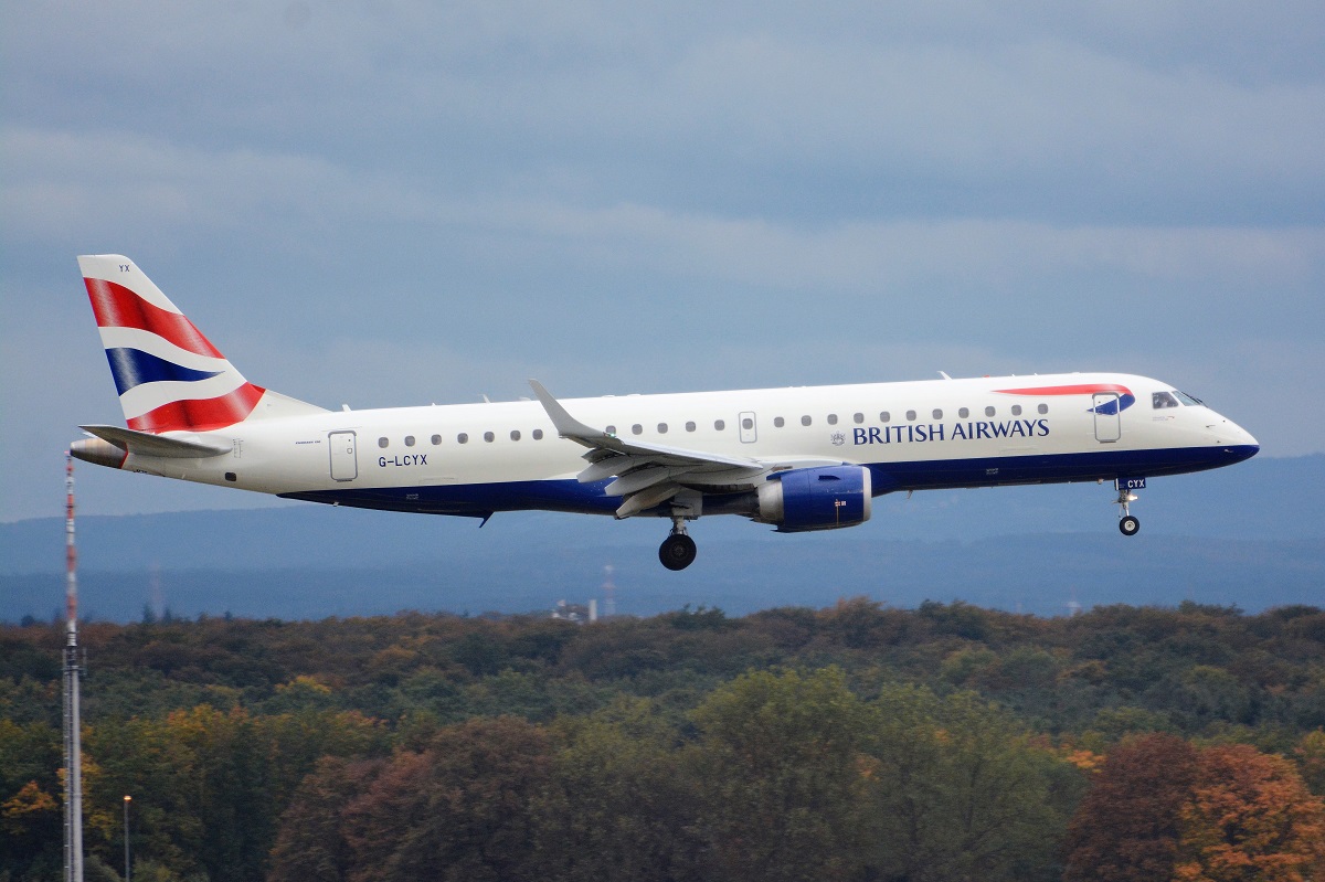 G-LCYX · Embraer 190-100SR · (FRA / EDDF)