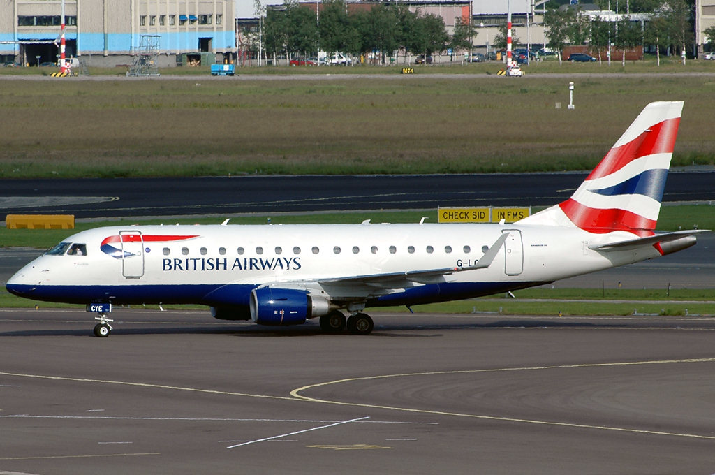 G-LCYE · Embraer 170-100STD · (AMS / EHAM)
