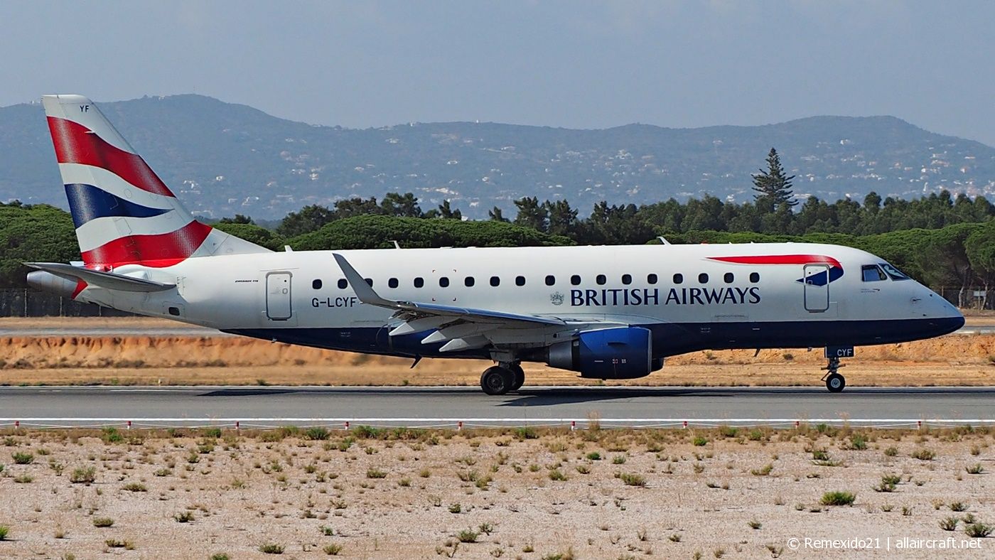 G-LCYF (cn 17000298) Embraer 170-100STD