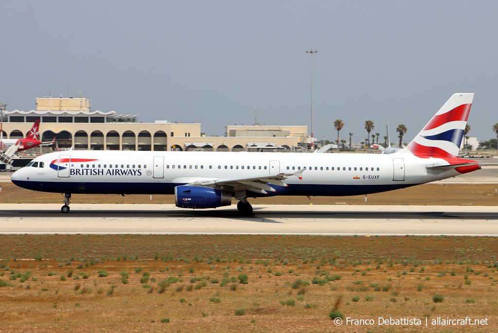 G-EUXF · Airbus A321-231 · (MLA / LMML)