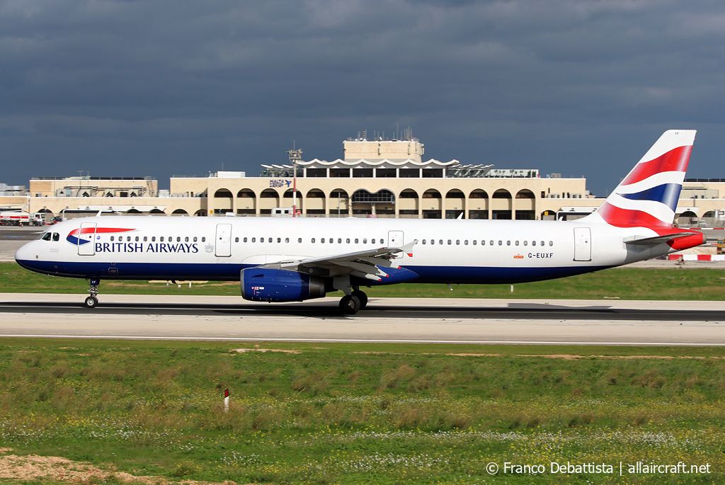 G-EUXF · Airbus A321-231 · (MLA / LMML)