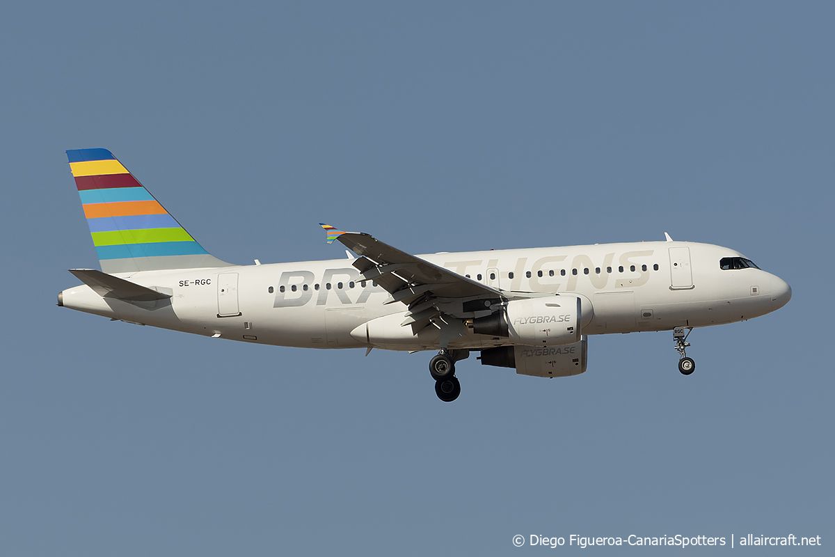 SE-RGC · Airbus A319-112 · (LPA / GCLP)