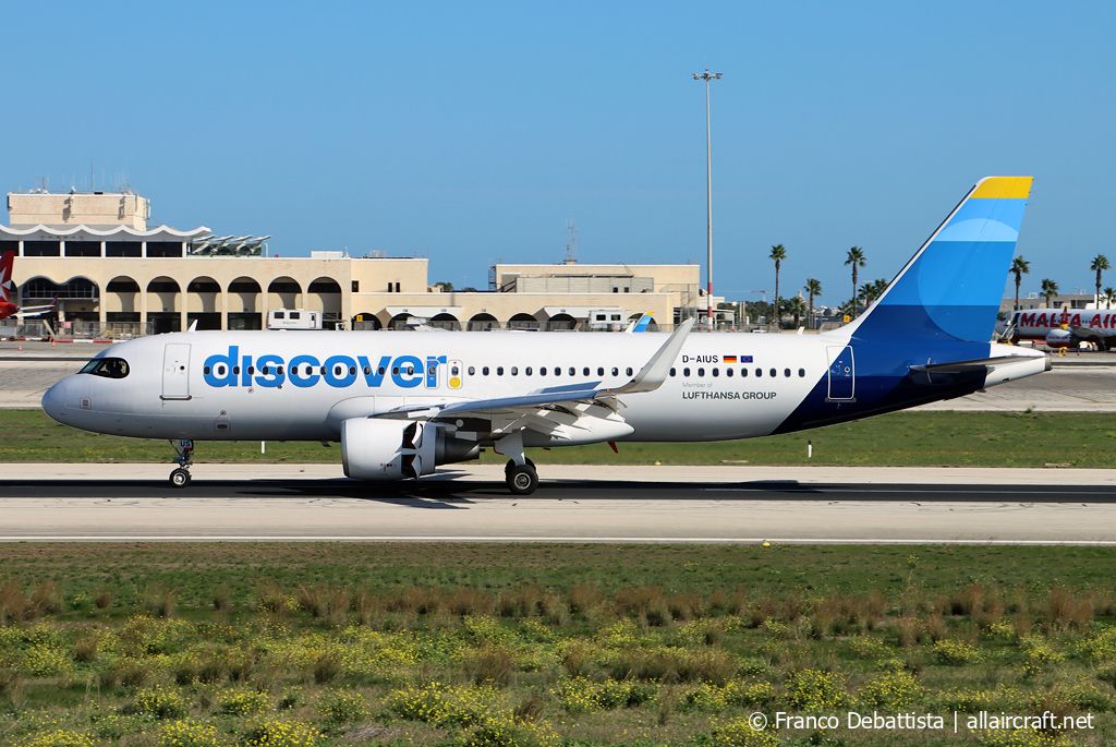D-AIUS · Airbus A320-214(WL) · (MLA / LMML)