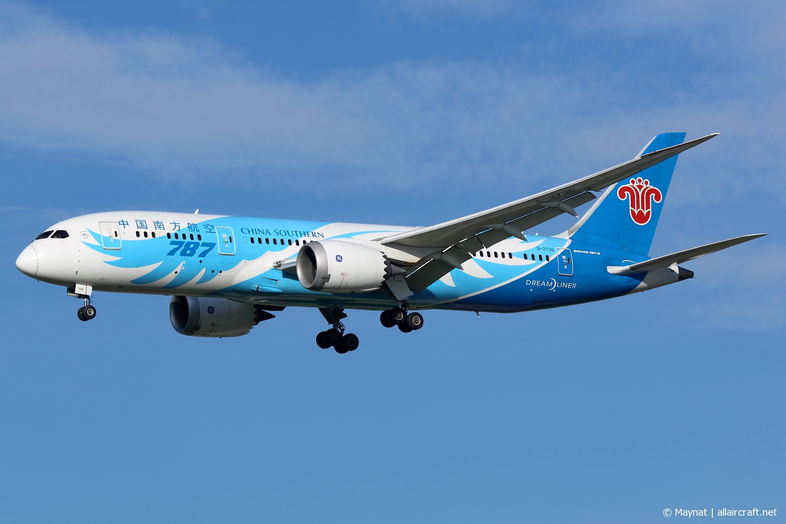 B-2736 (034929) Boeing 787-8 Dreamliner