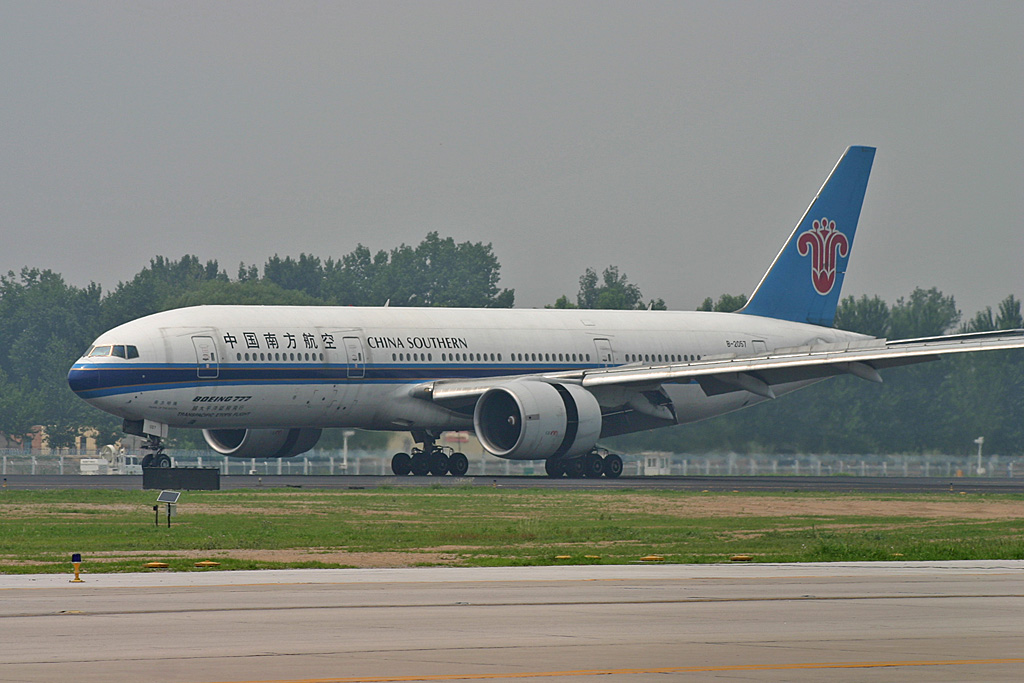 B-2057 · Boeing 777-21B/ER · (PEK / ZBAA)