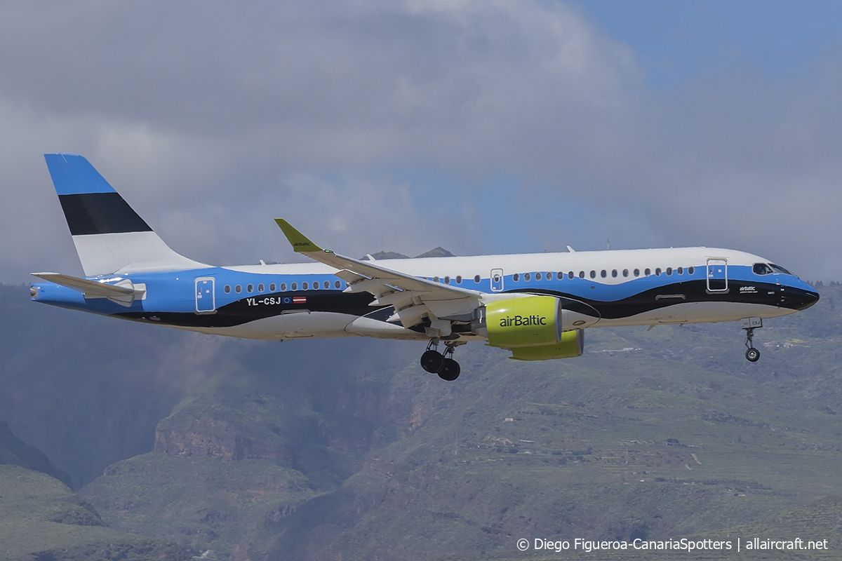 YL-CSJ (55038) 2018 Airbus A220-300