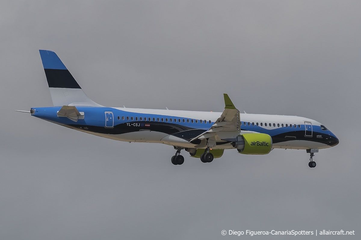 YL-CSJ (55038) 2018 Airbus A220-300