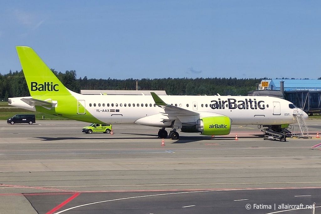 YL-AAX (55094) 2020 Airbus A220-300