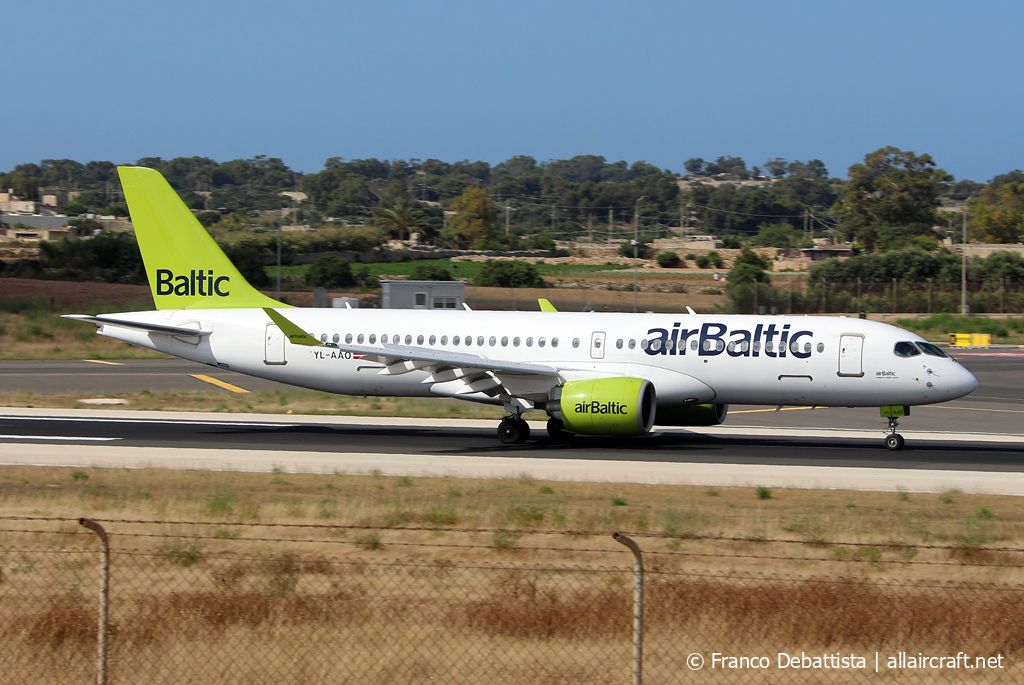 YL-AAO (55050) 2019 Airbus A220-300