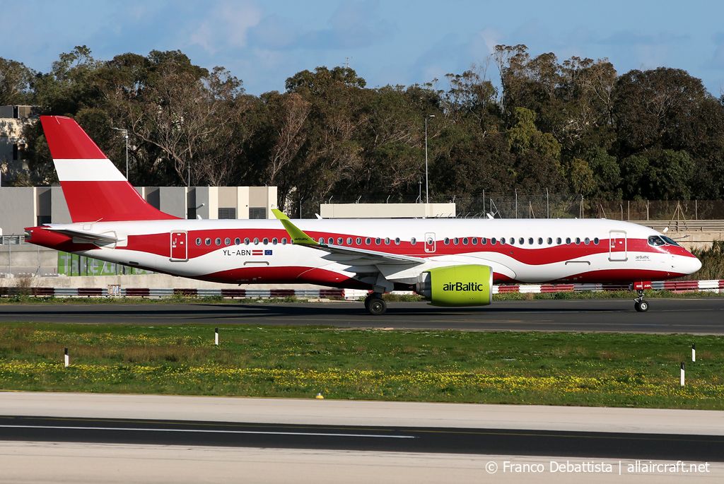 YL-ABN · Airbus A220-300 · (MLA / LMML)