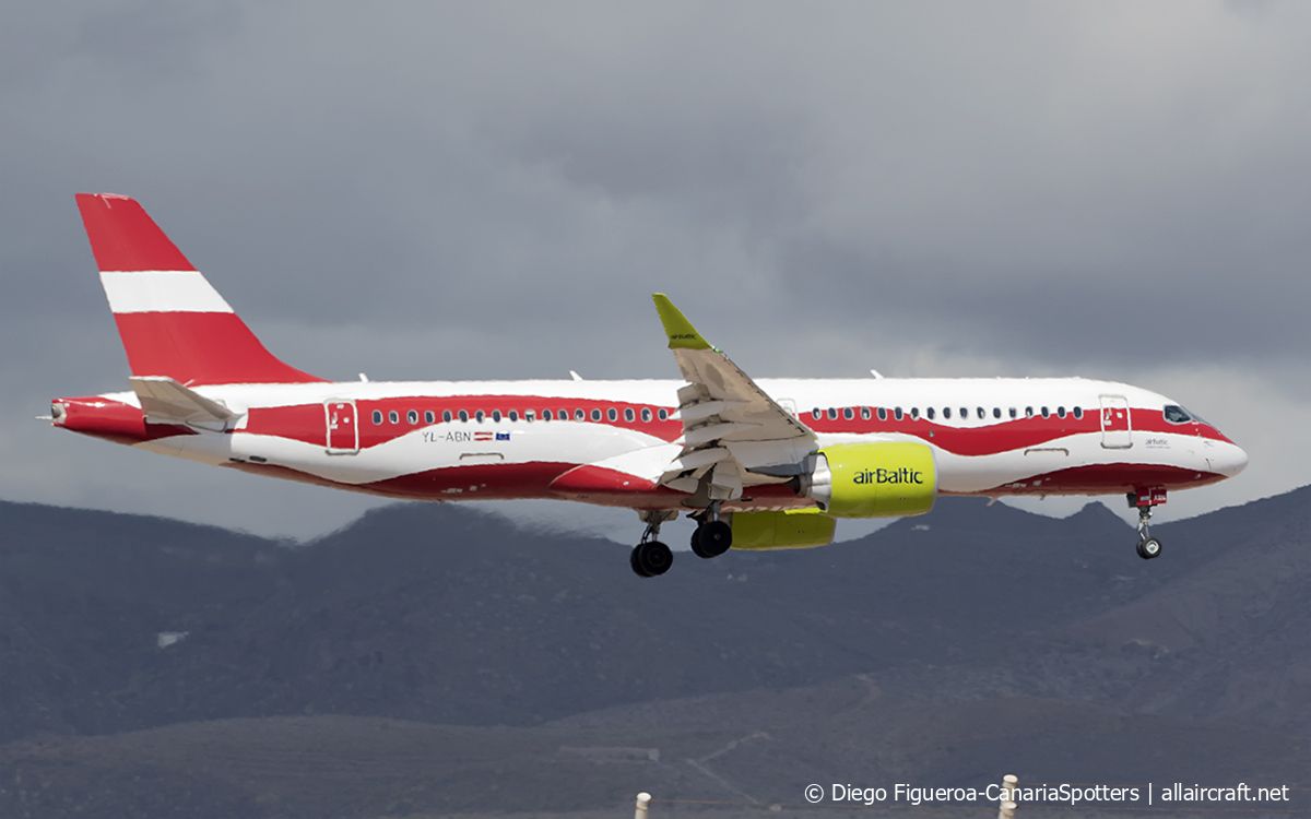 YL-ABN · Airbus A220-300 · (LPA / GCLP)
