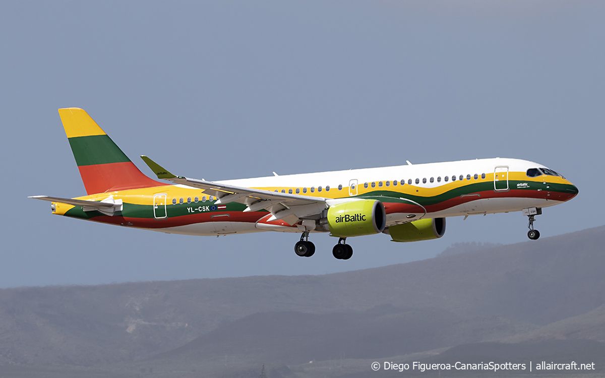 YL-CSK · Airbus A220-300 · (LPA / GCLP)