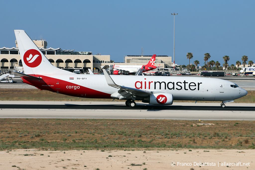 SU-SFY · Boeing 737-8F2(WL) · (MLA / LMML)
