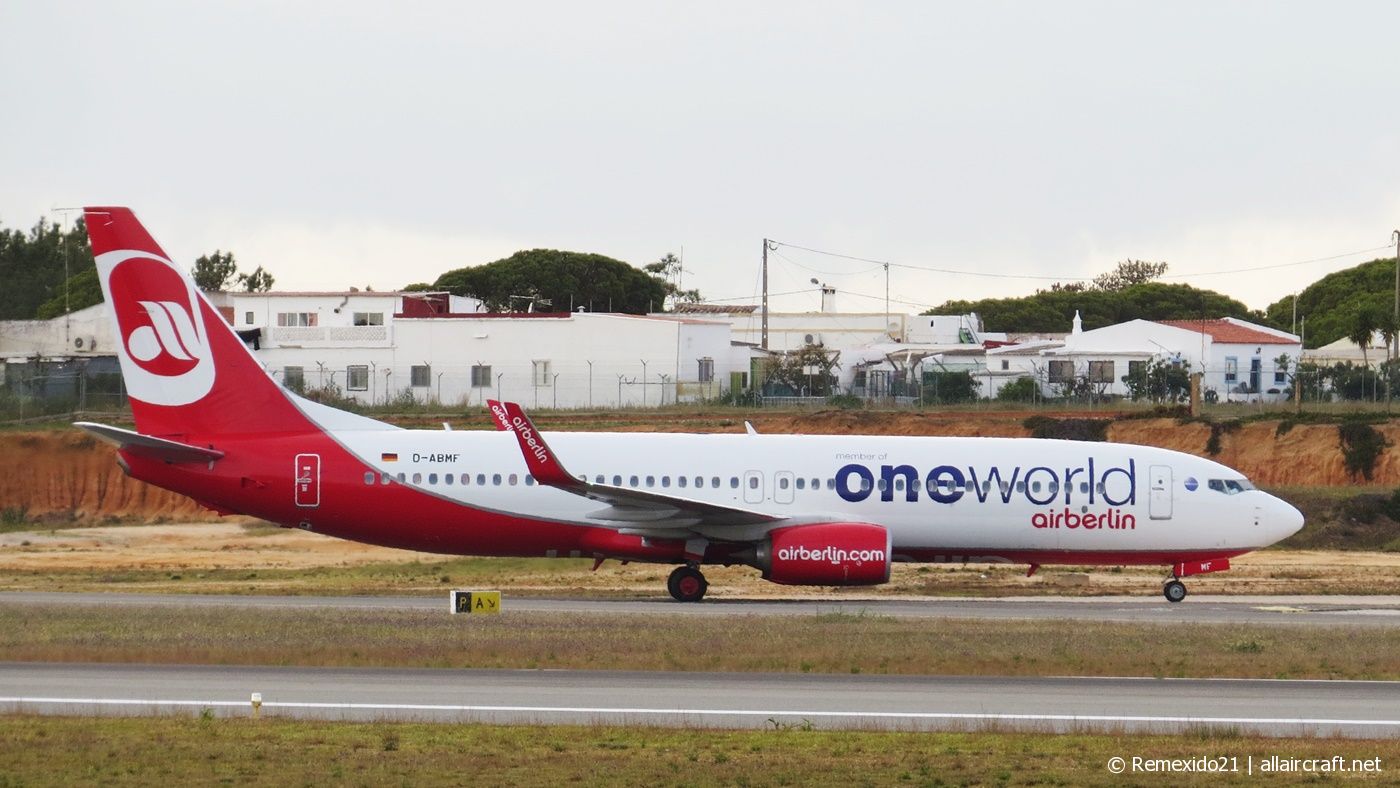 D-ABMF · Boeing 737-86J(WL) · (FAO / LPFR)