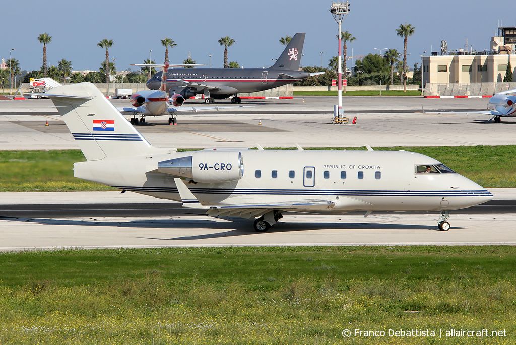 9A-CRO (5322) 1996 Bombardier Challenger 604