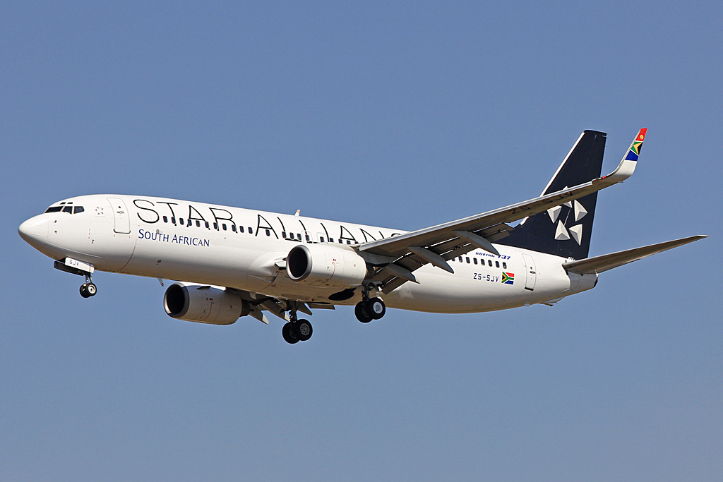 ZS-SJV · Boeing 737-844(WL) · (JNB / FAOR)