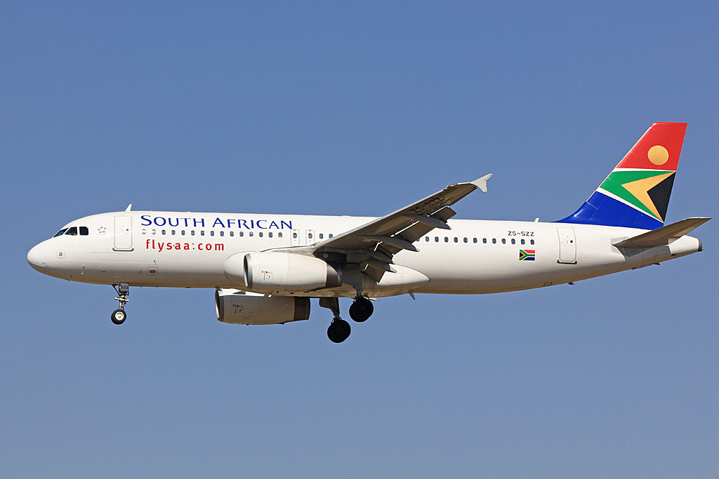 ZS-SZZ · Airbus A320-232 · (JNB / FAJS)