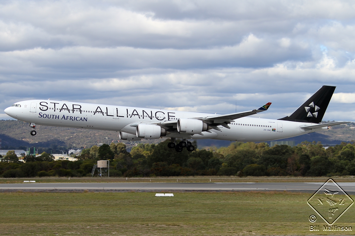 ZS-SNC · Airbus A340-642 · (PER / YPPH)