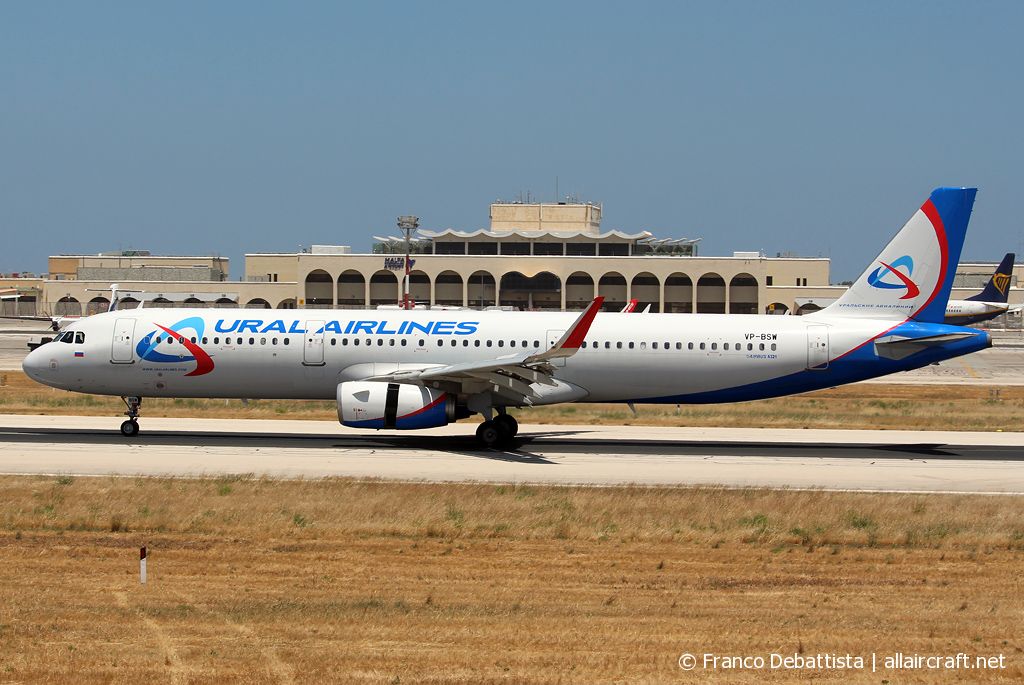 VP-BSW (7206) 2016 Airbus A321-231(WL)