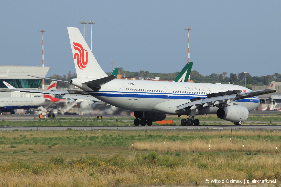 B-6092 · Airbus A330-243 · (FCO / LIRF)