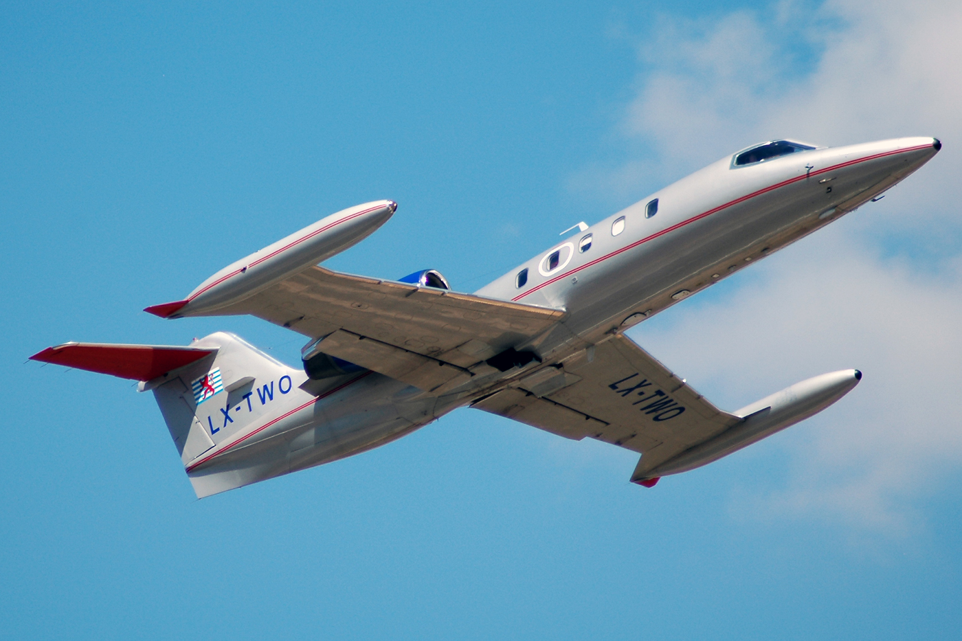 LX-TWO · Gates Learjet 35A · (PMI / LEPA / LESJ)