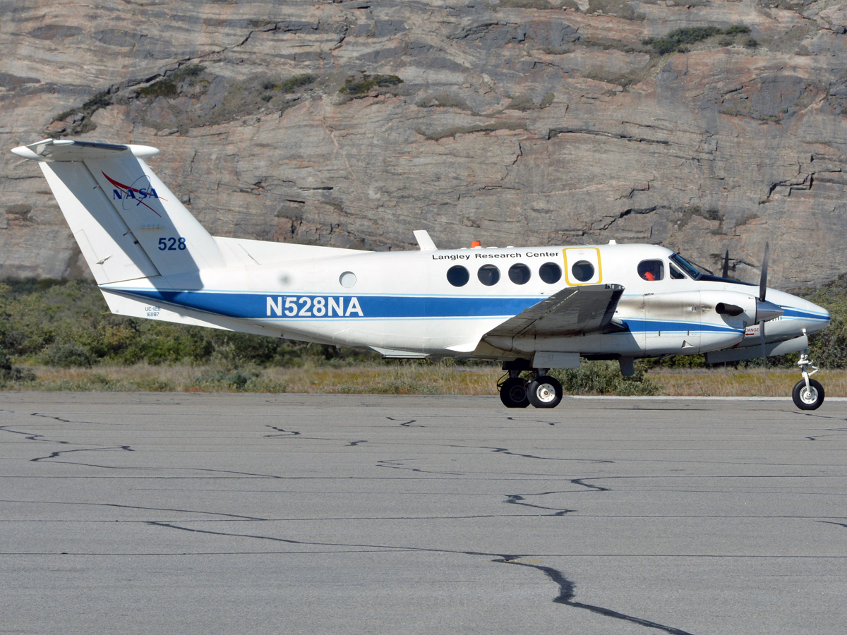 N528NA · Beechcraft UC-12B · (SFJ / BGSF)
