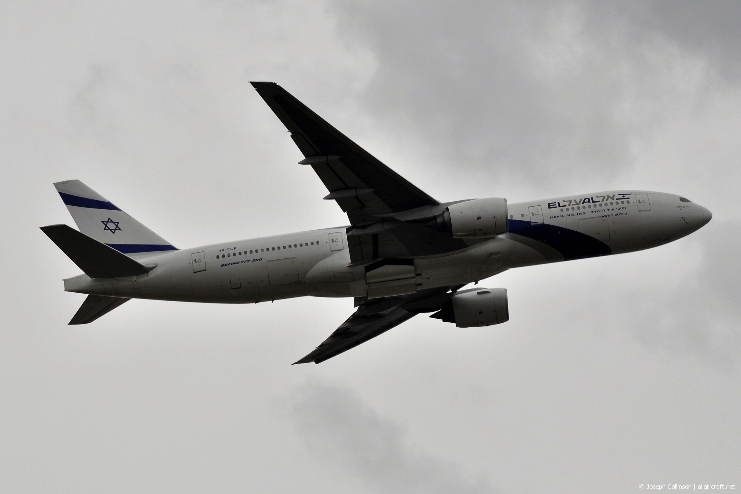 4X-ECF · Boeing 777-258/ER · (LHR / EGLL)