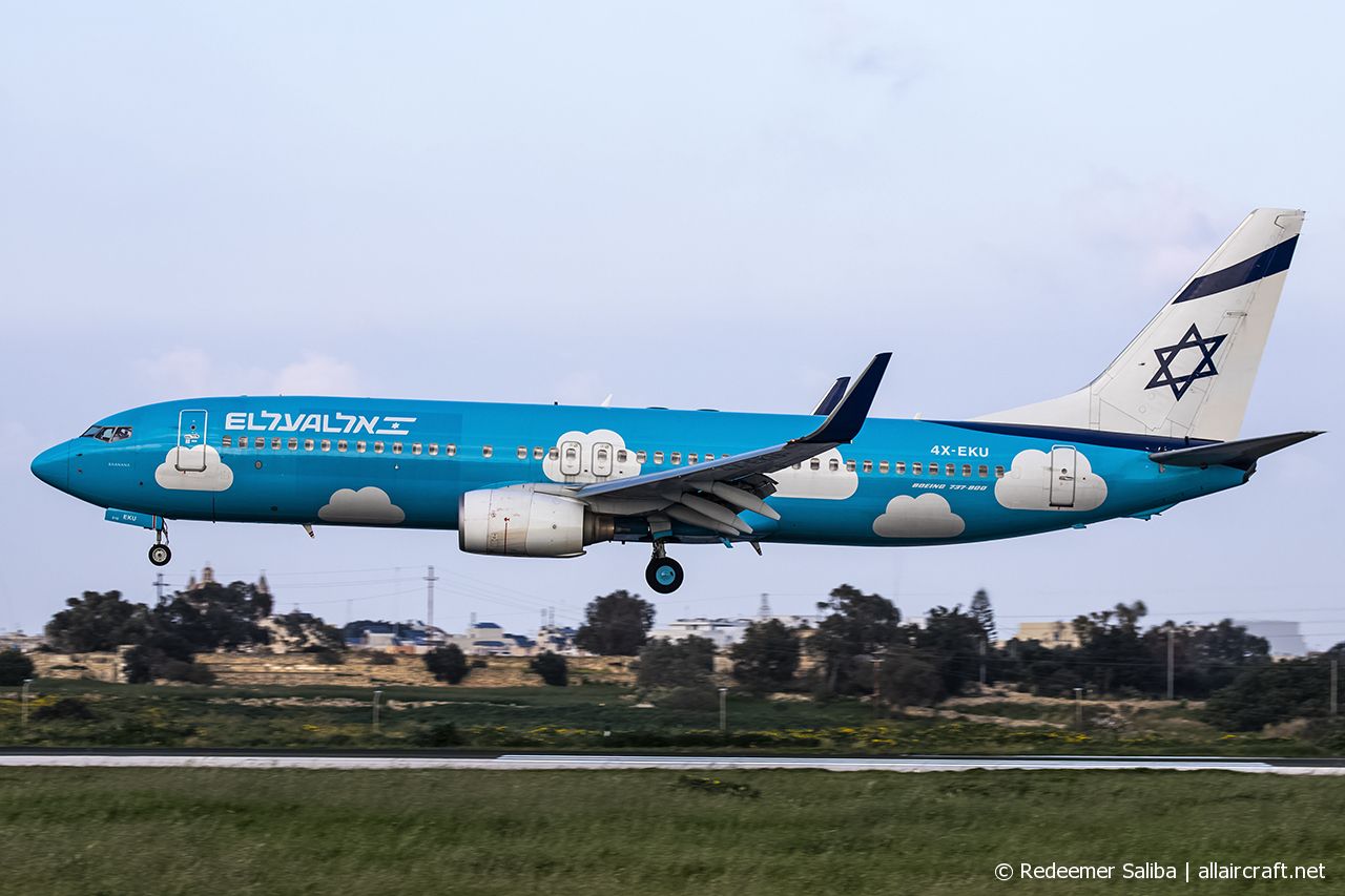 4X-EKU · Boeing 737-8Z9(WL) · (MLA / LMML)
