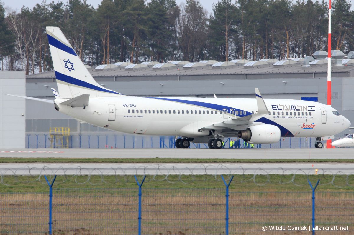 4X-EKI · Boeing 737-86N(WL) · (RZE / EPRZ)