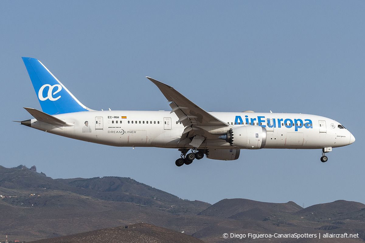 EC-MIH (36413) 2016 Boeing 787-8 Dreamliner
