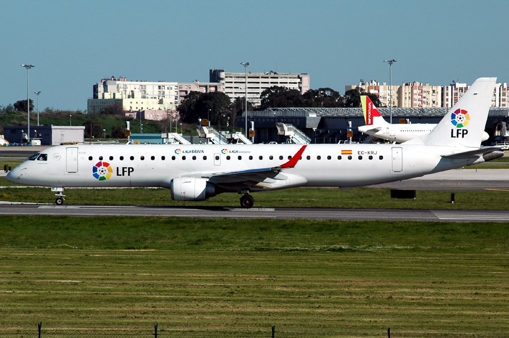 EC-KRJ · Embraer 190-200LR · (LIS  /LPPT)