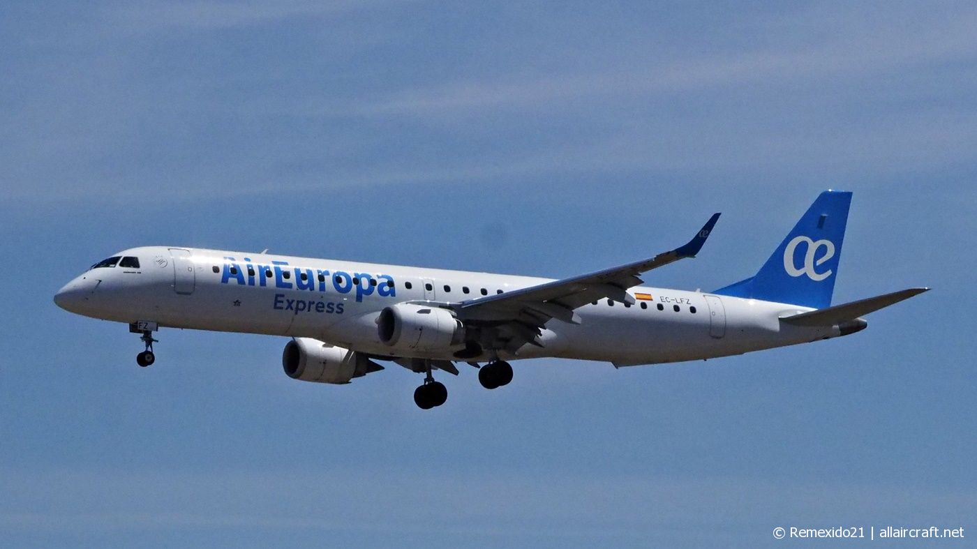 EC-LFZ (cn 19000357) Embraer 190-200LR