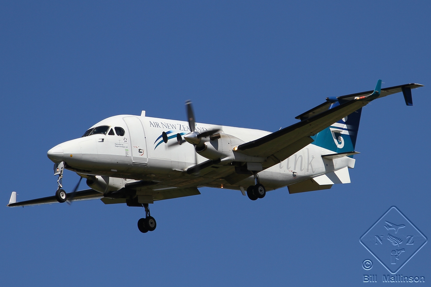 ZK-EAA, (cn UE-424),  Beechcraft 1900D