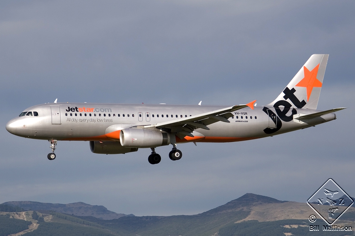 VH-VQR · Airbus A320-232 · (CHC / NZCH)