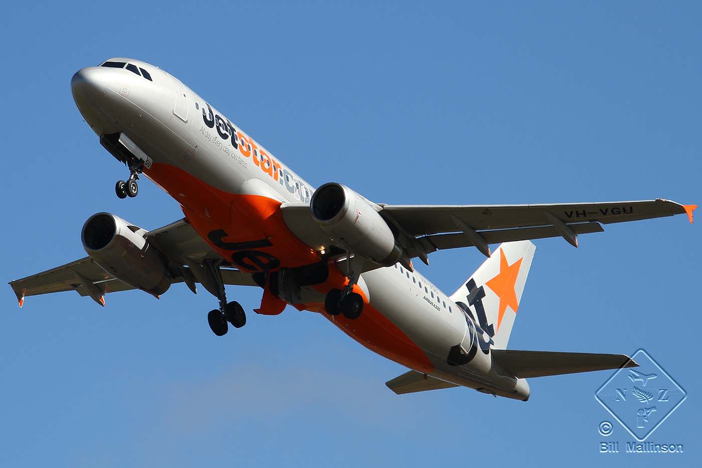 VH-VGU · Airbus A320-232 · (CHC / NZCH)