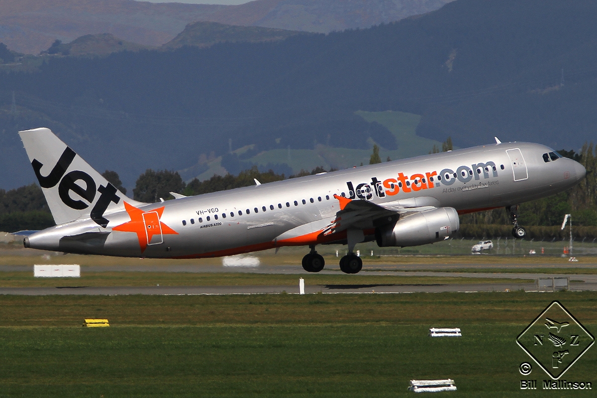 VH-VGO · Airbus A320-232 · (CHC / NZCH)