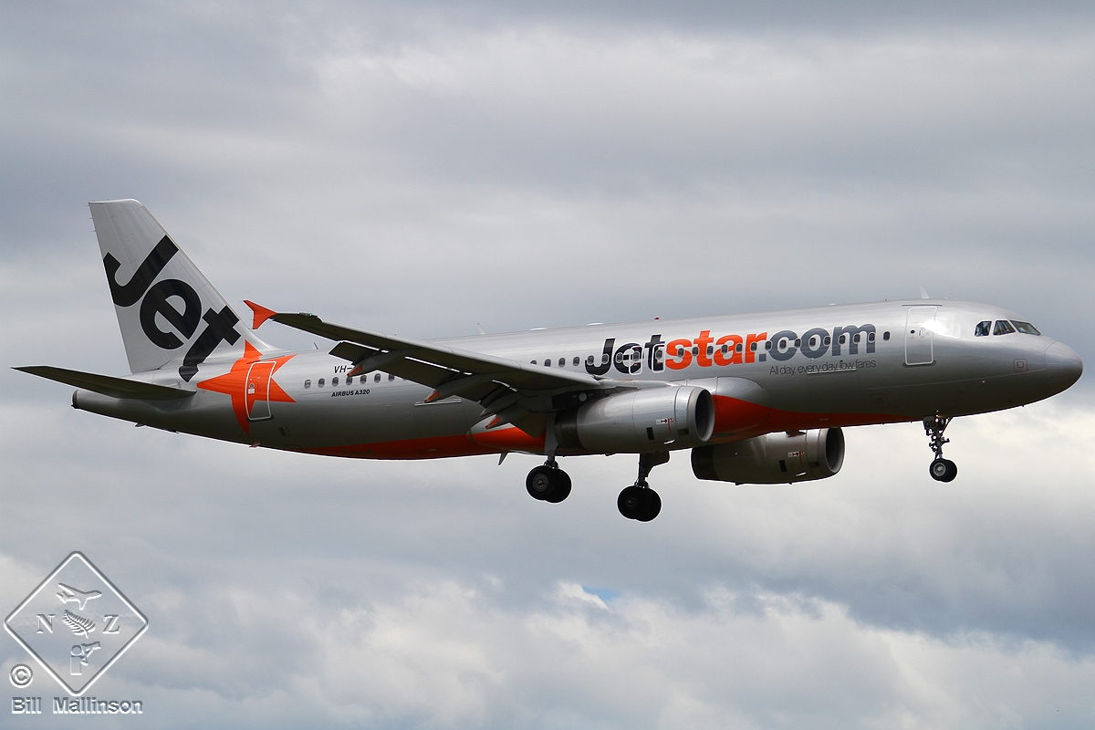 VH-VQB · Airbus A320-232 · (CHC / NZCH)