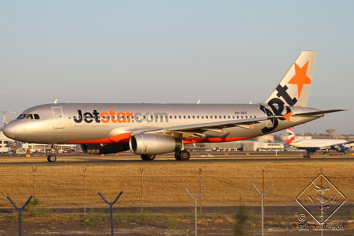 VH-VGV · Airbus A320-232 · (SYD / YSSY)