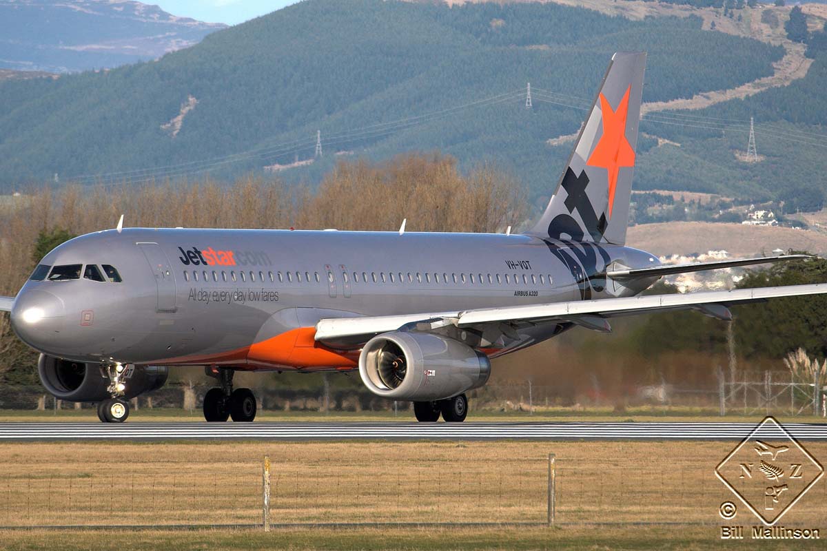 VH-VQT · Airbus A320-232 · (CHC / NZCH)