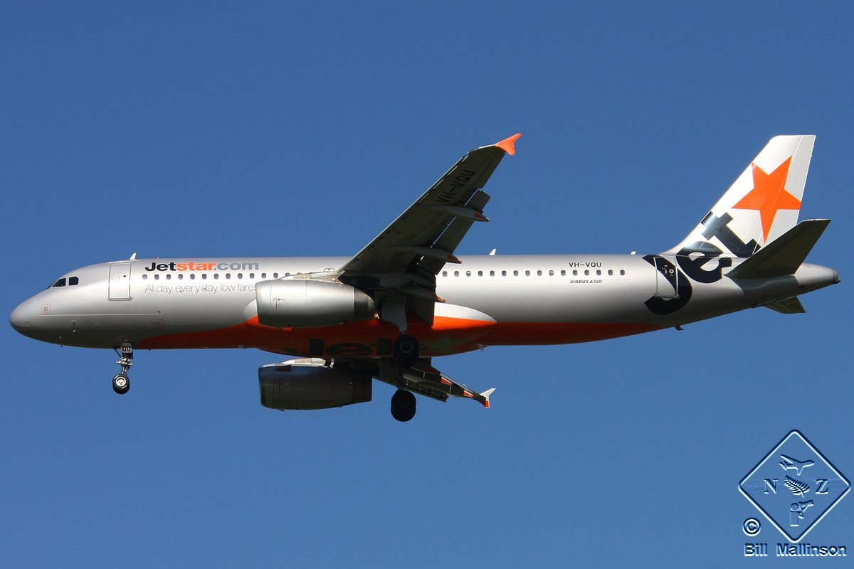 VH-VQU · Airbus A320-232 · (CHC / NZCH)