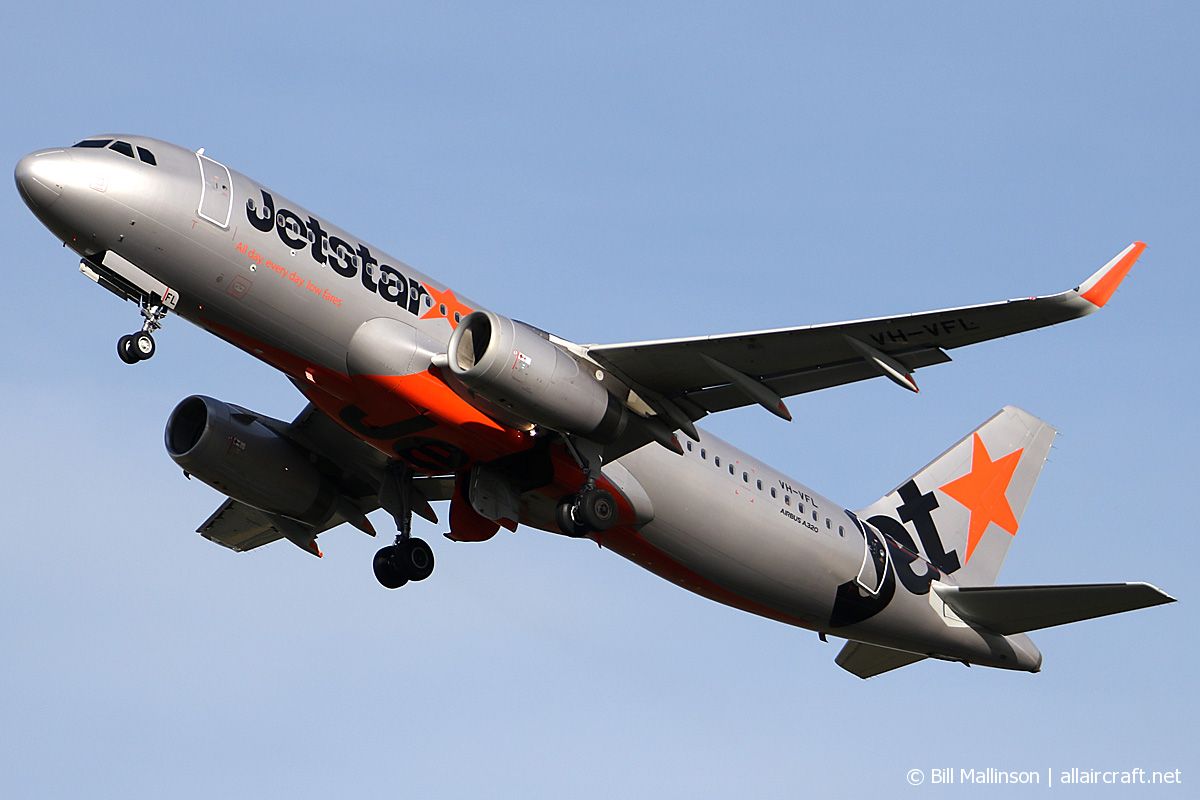 VH-VFL · Airbus A320-232(WL) · (CHC / NZCH)