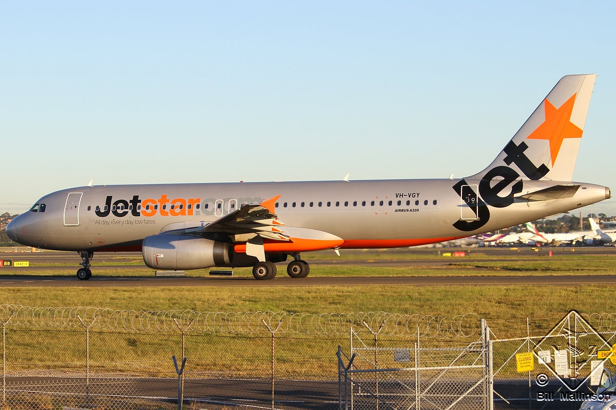VH-VGY · Airbus A320-232 · (SYD / YSSY)