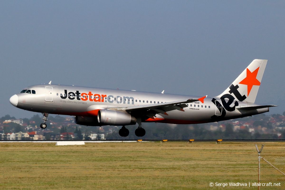 VH-VGO · Airbus A320-232 · (SYD / YSSY)