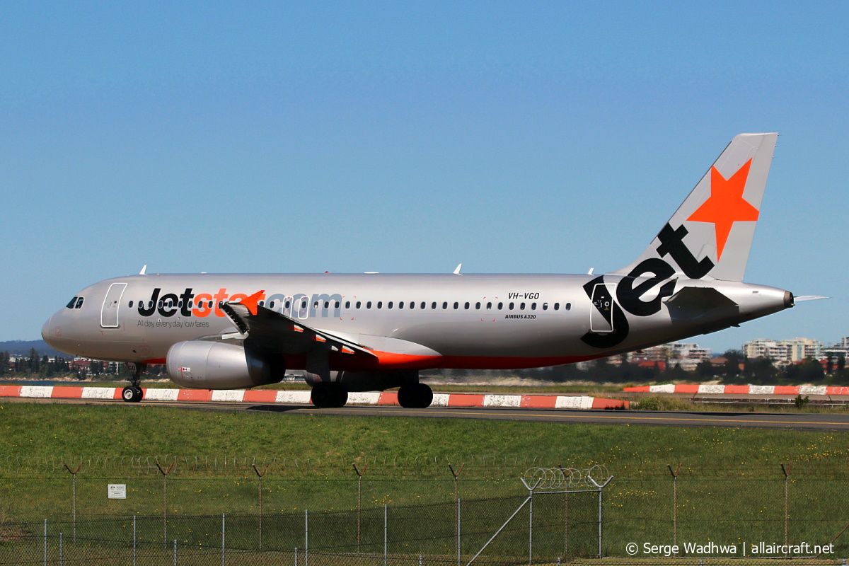 VH-VGO · Airbus A320-232 · (SYD / YSSY)