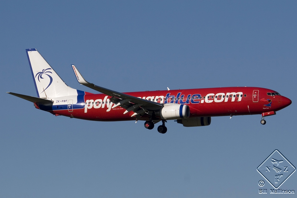ZK-PBF · Boeing 737-8FE(WL) · (CHC / NZCH)
