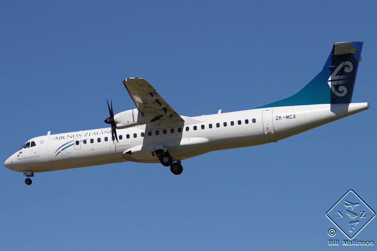 ZK-MCX · ATR-72-500 · (CHC / NZCH)