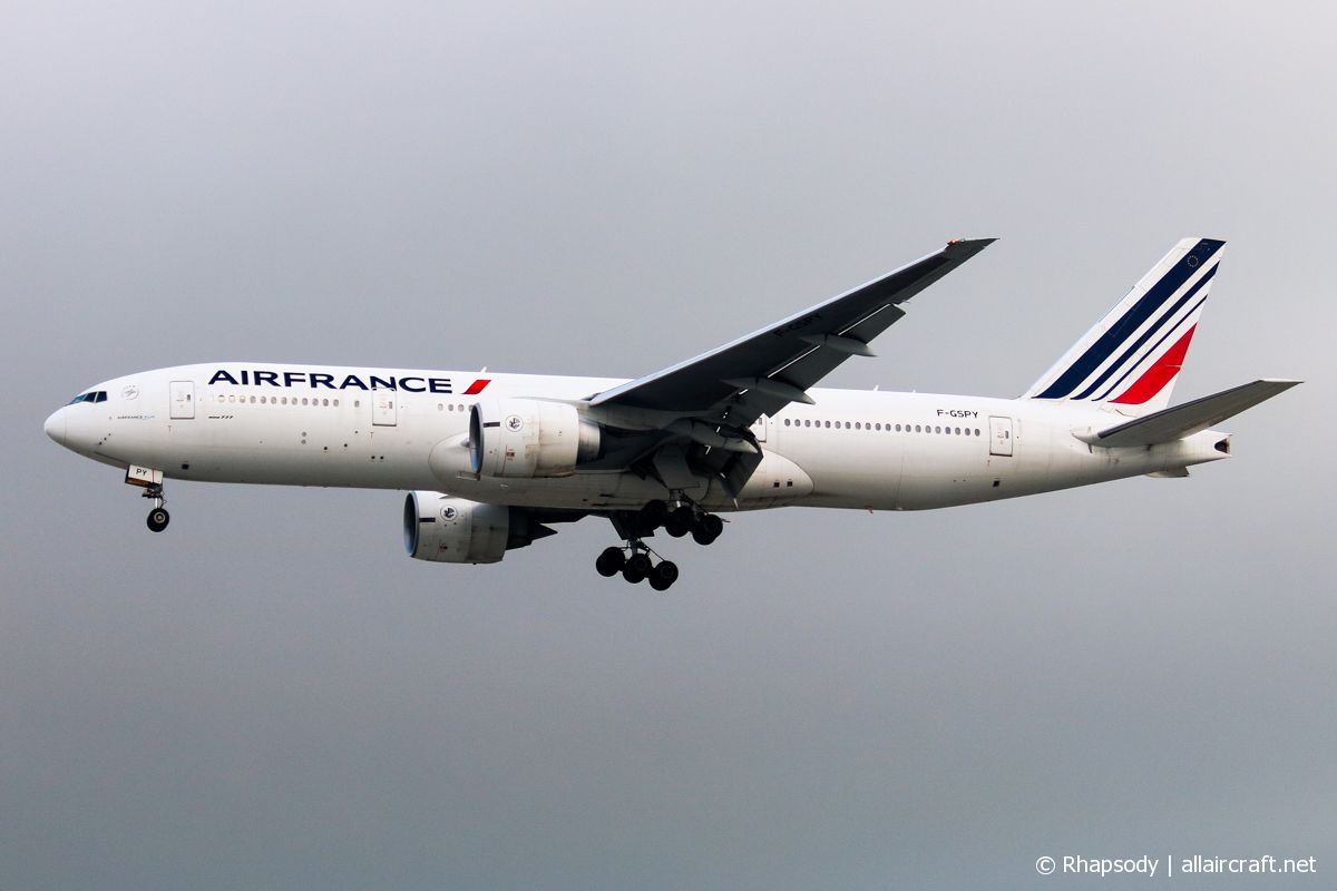 F-GSPY · Boeing 777-228/ER · (SIN / WSSS)