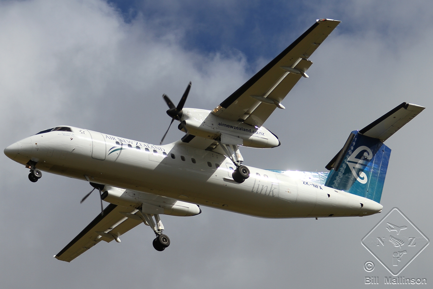 ZK-NFA · Bombardier Dash 8-Q311 · (CHC / NZCH)